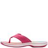 CLARKS WOMENS FLAT SLIP ON SANDAL - PINK